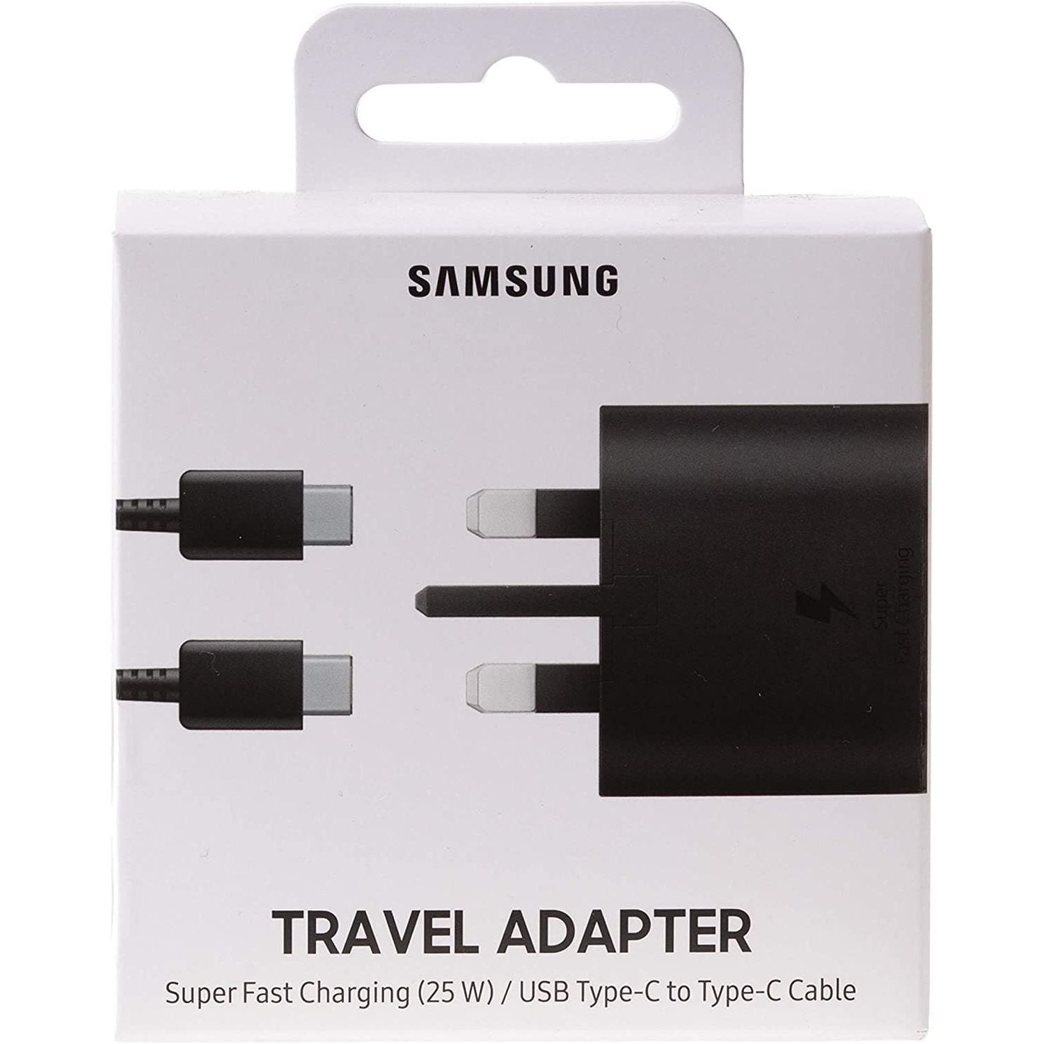 Samsung Original 25W Fast Charging USB-C Mobile Phone Charger, Compatible with Galaxy Smartphones and Other USB Type C Devices - Black